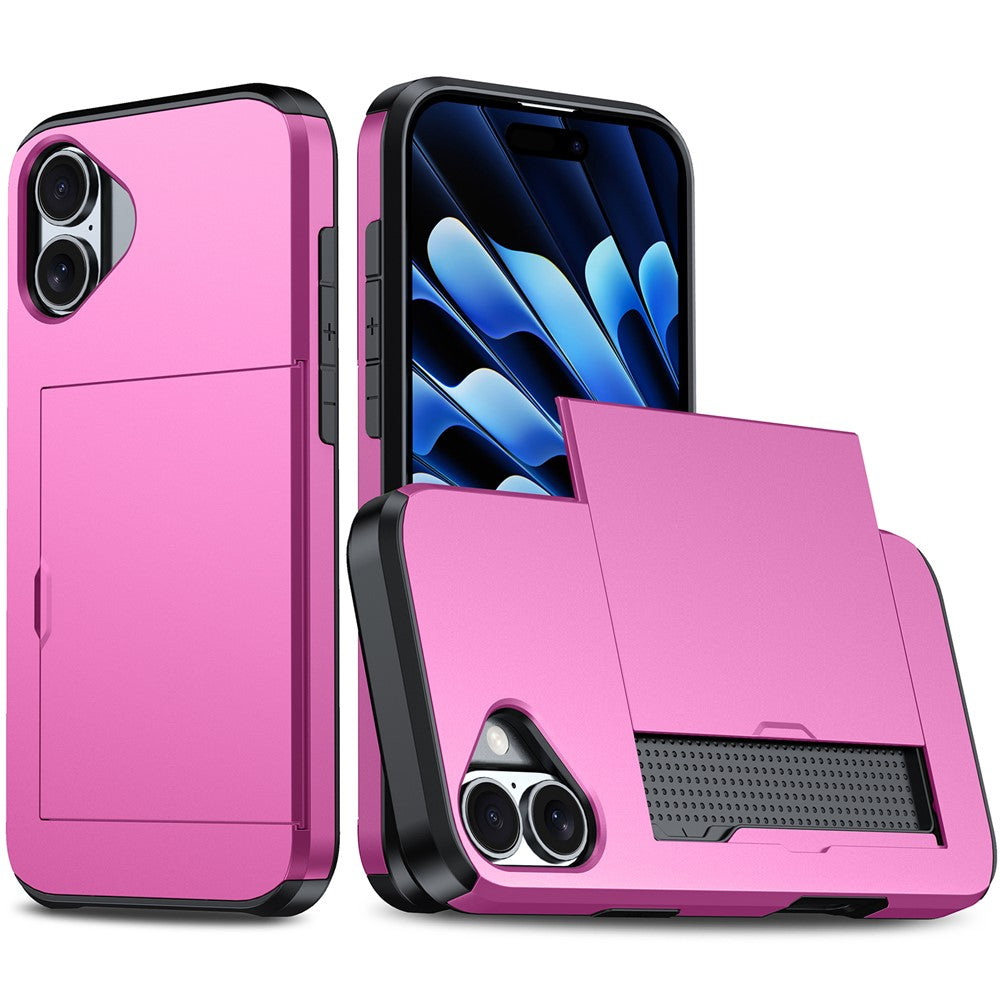 iPhone 16 Case with Sliding Card Slot