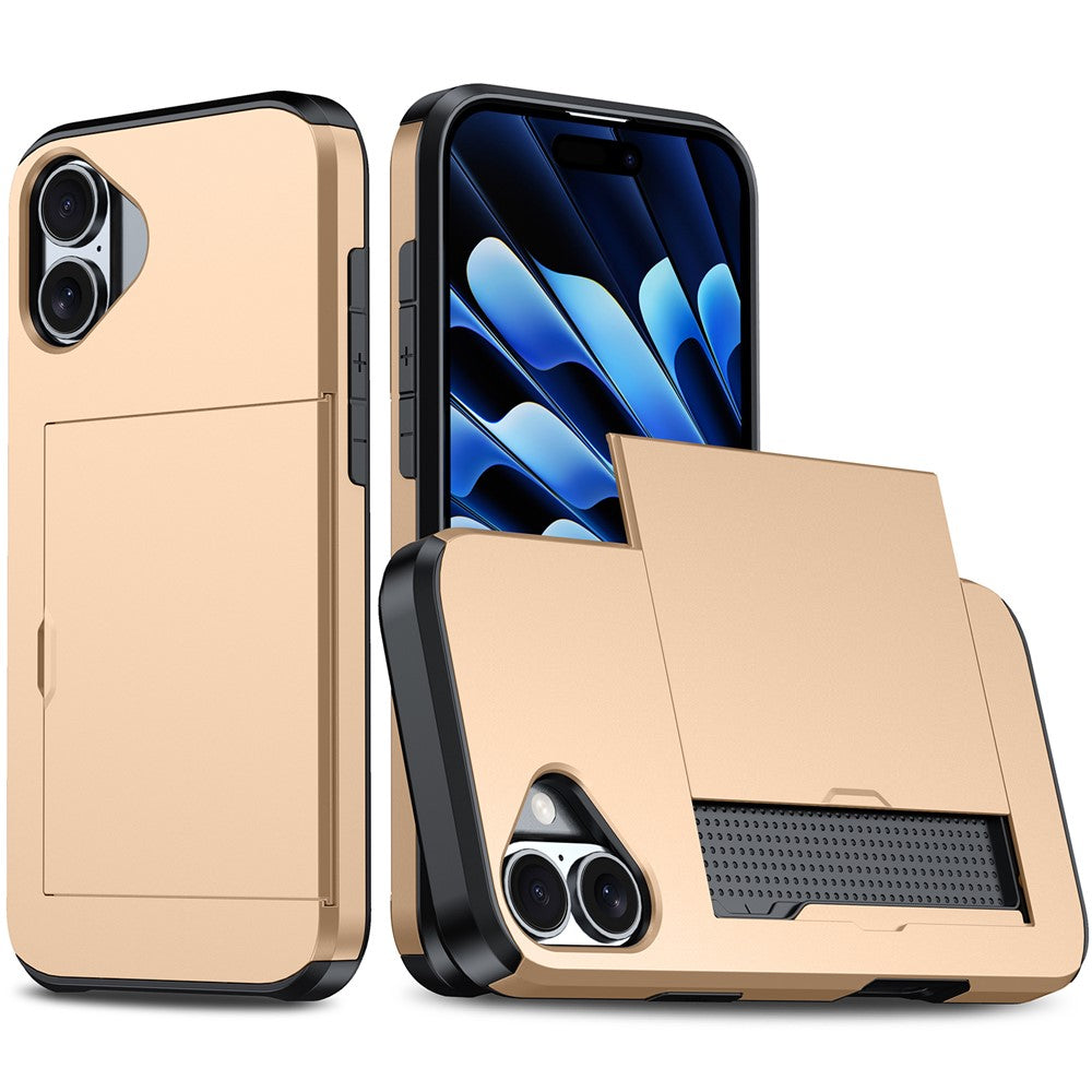 iPhone 16 Case with Sliding Card Slot