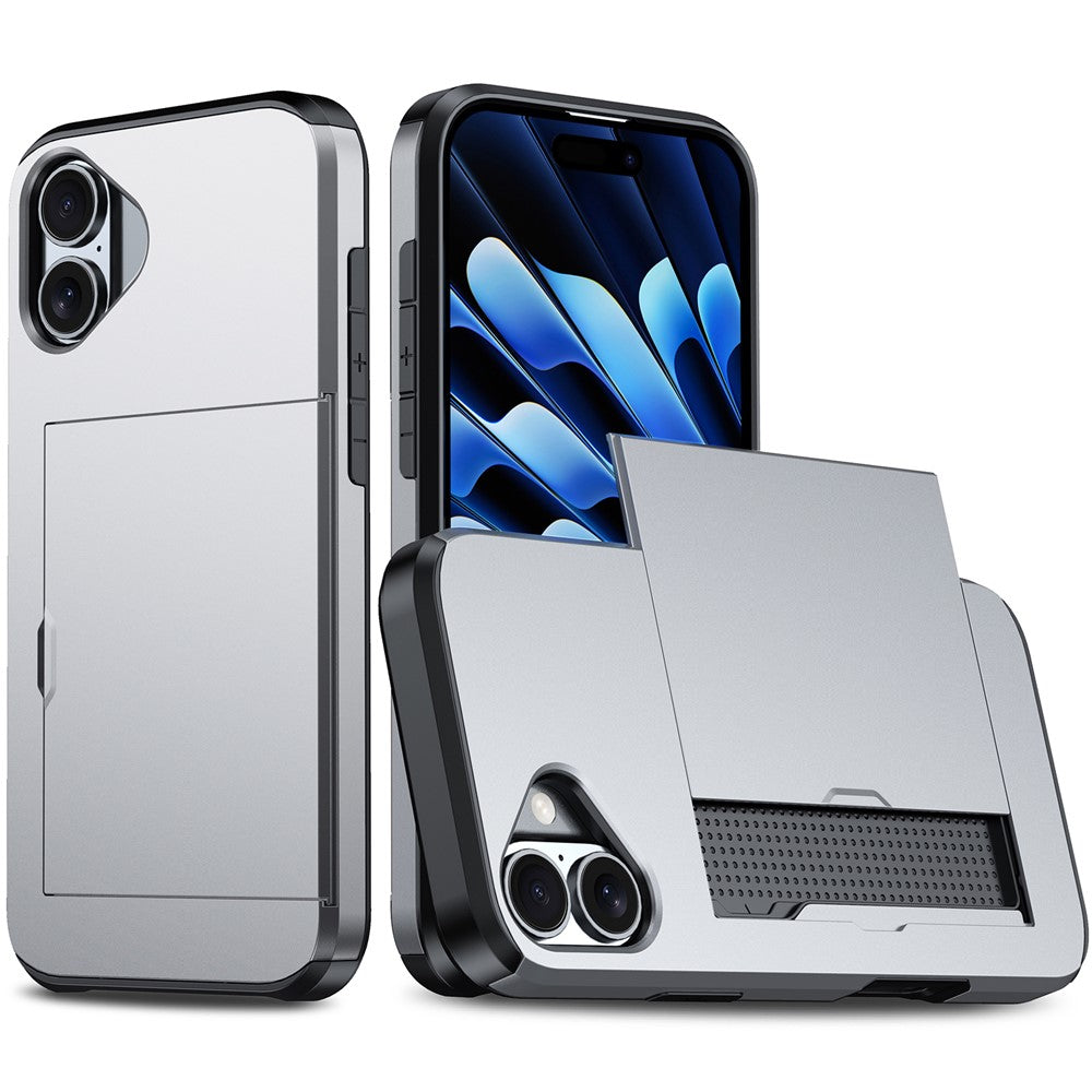 iPhone 16 Case with Sliding Card Slot
