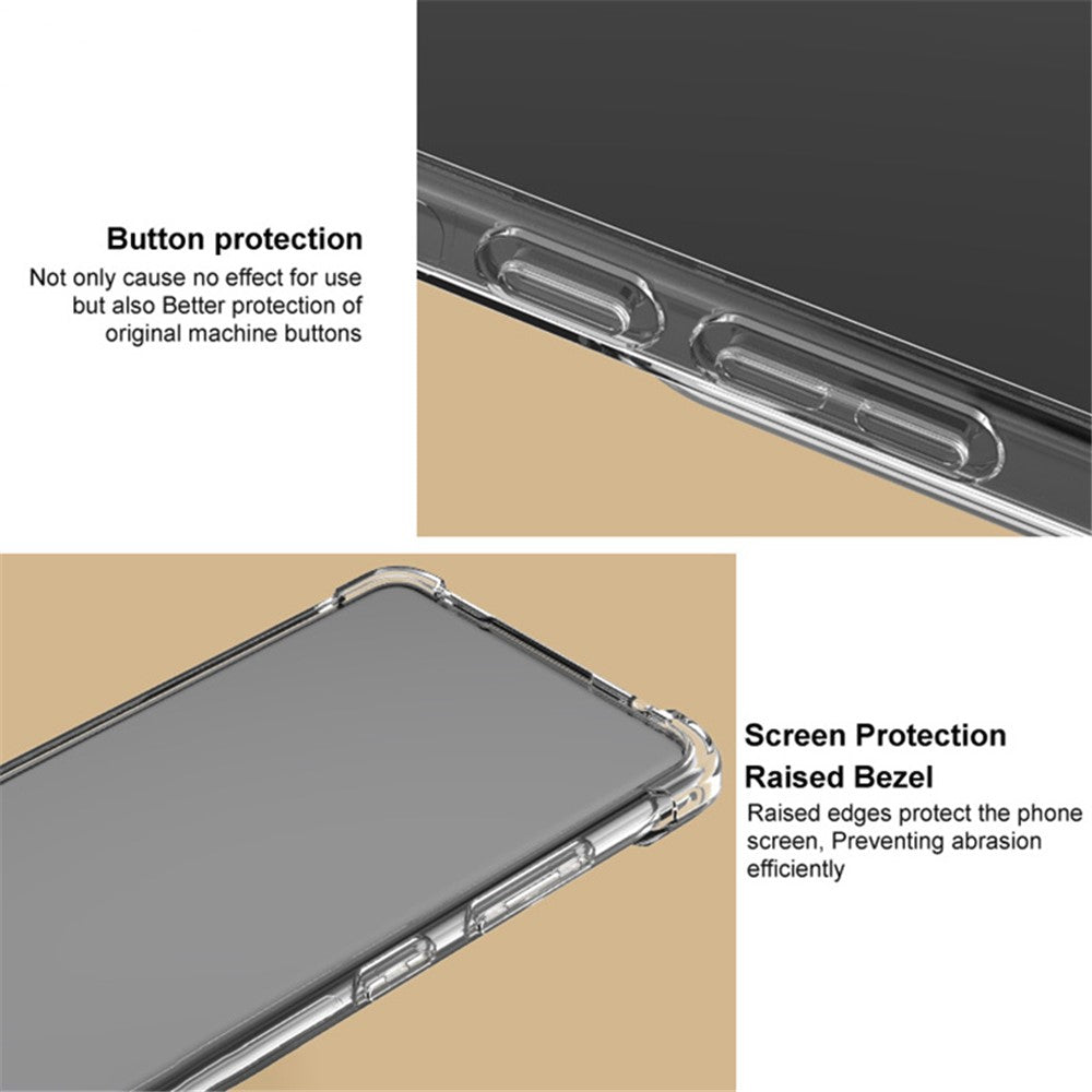 IMAK For iPhone 16 Pro Max Case TPU Airbag Corners Anti-Fall Phone Cover
