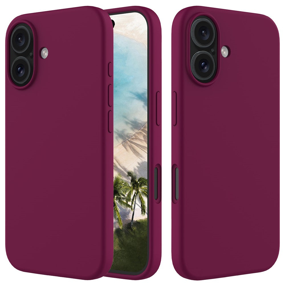iPhone 16 Liquid Silicone Case with Soft Lining