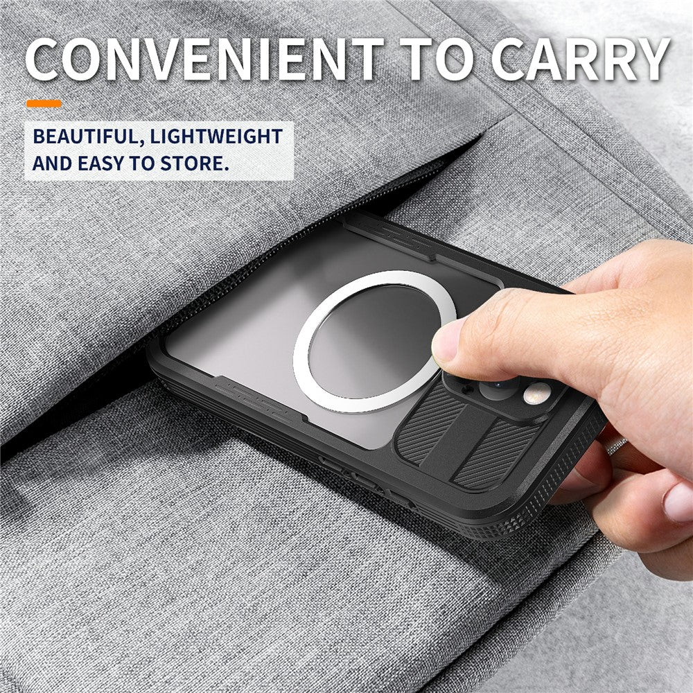 REDPEPPER For iPhone 16 Pro Case Compatible with MagSafe IP68 Waterproof Clear Phone Cover