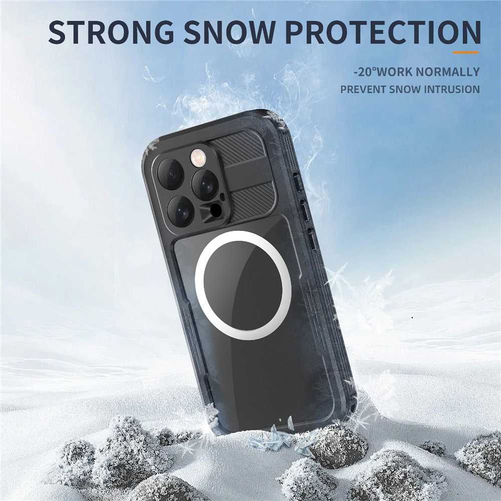 REDPEPPER For iPhone 16 Pro Case Compatible with MagSafe IP68 Waterproof Clear Phone Cover