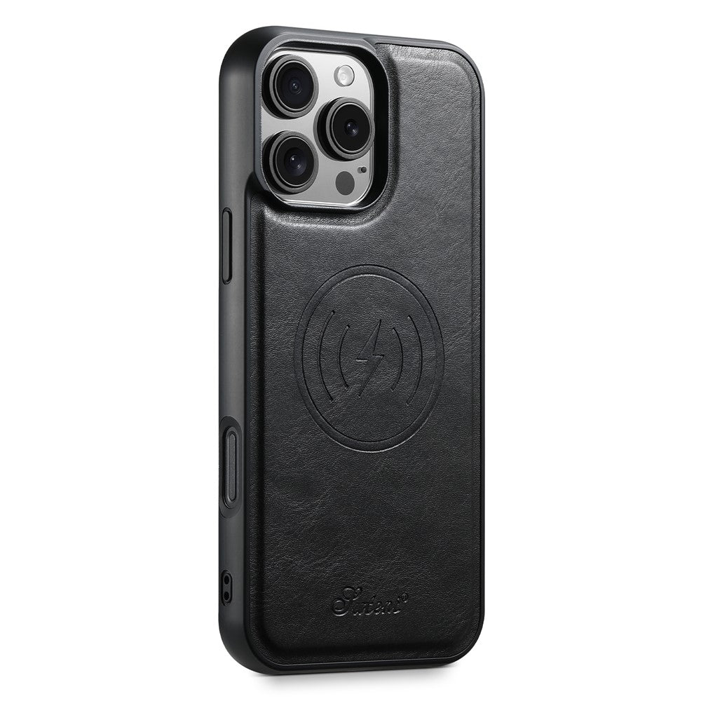 SUTENI H15 For iPhone 16 Pro Max Magnetic Case Detachable Card Holder Phone Cover