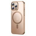 REMAX RM-1625 For iPhone 16 Pro Max Case Compatible with MagSafe Skin Touch Electroplated Slim Phone Cover