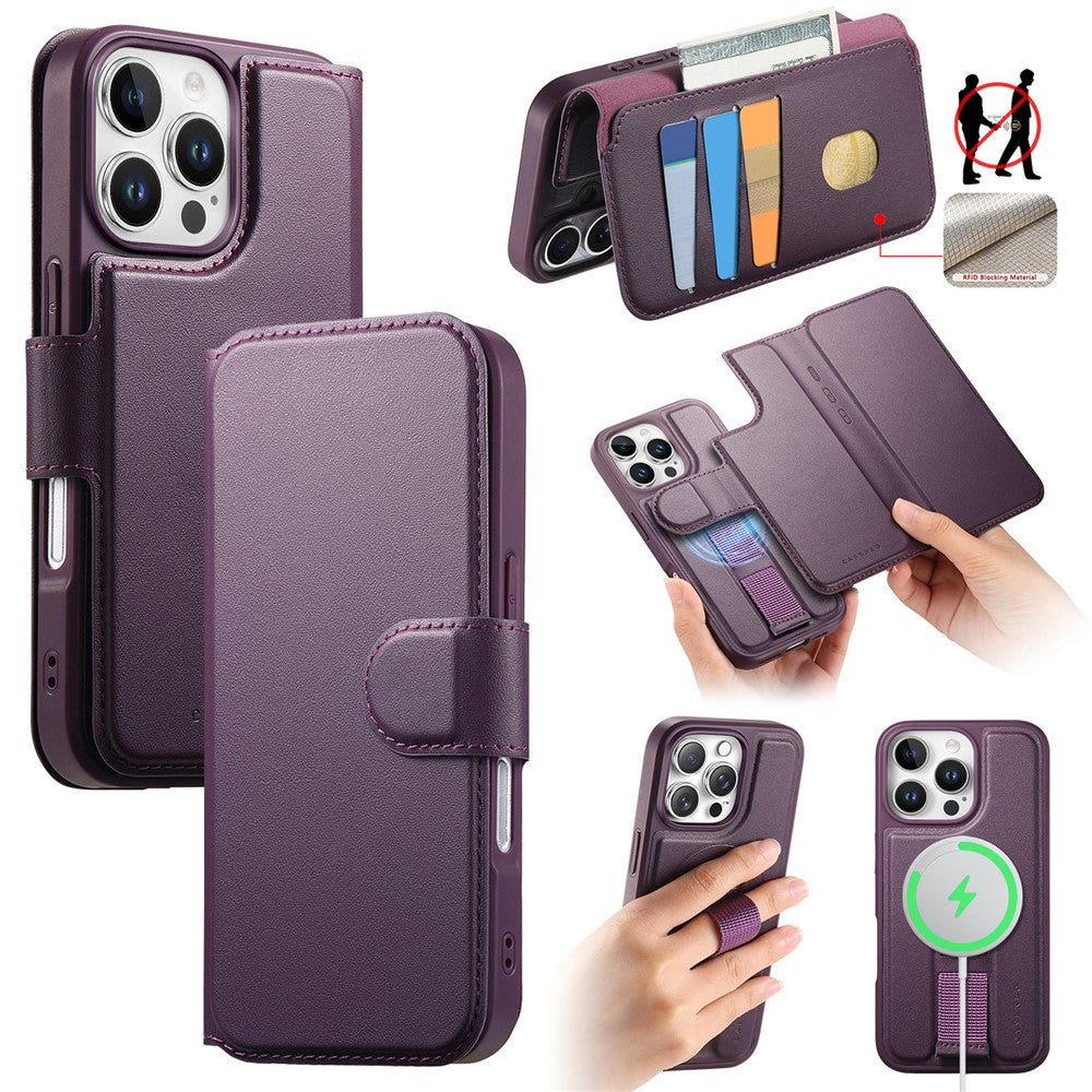 CASENEO iPhone 16 Pro RFID-Blocking Wallet Case