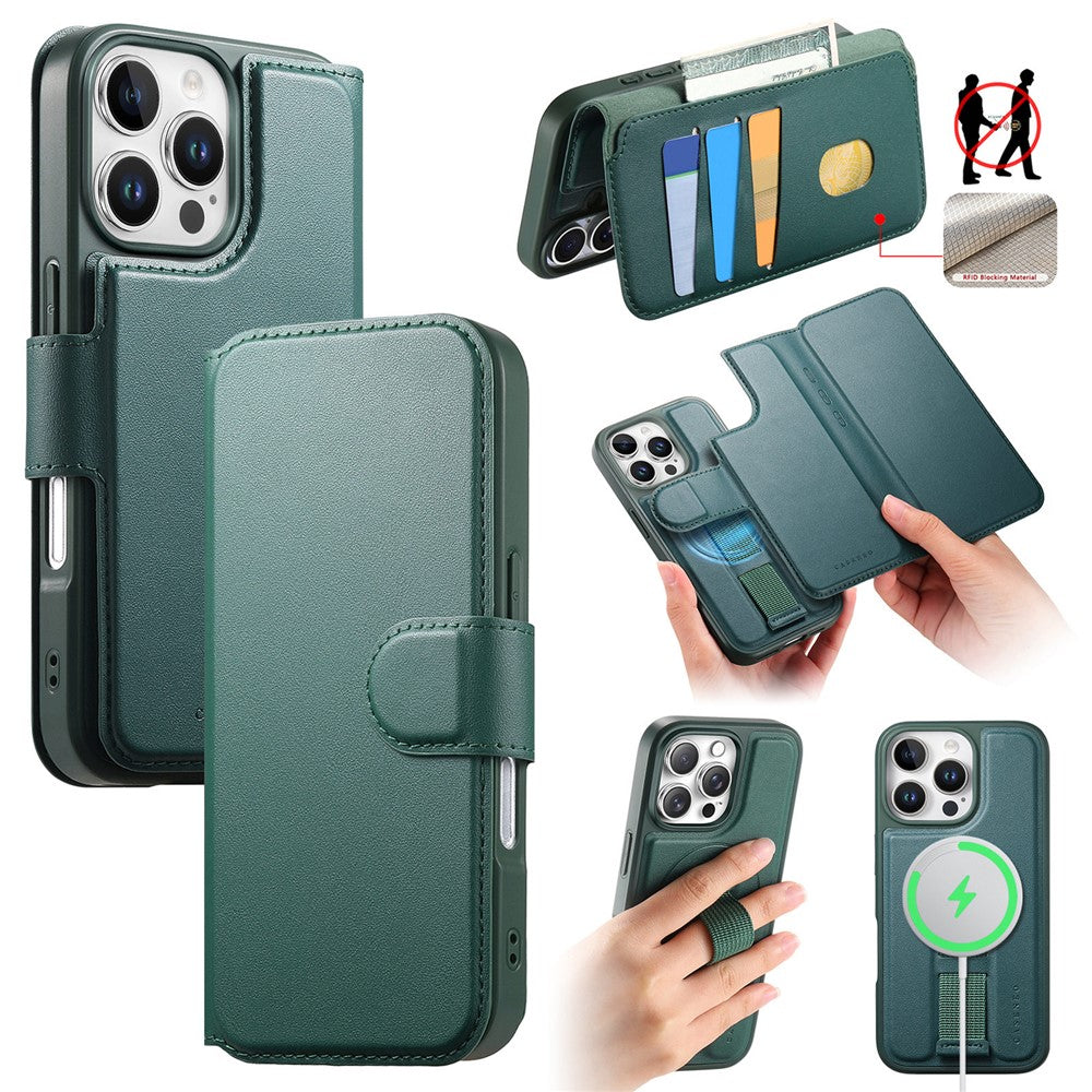 CASENEO iPhone 16 Pro RFID-Blocking Wallet Case