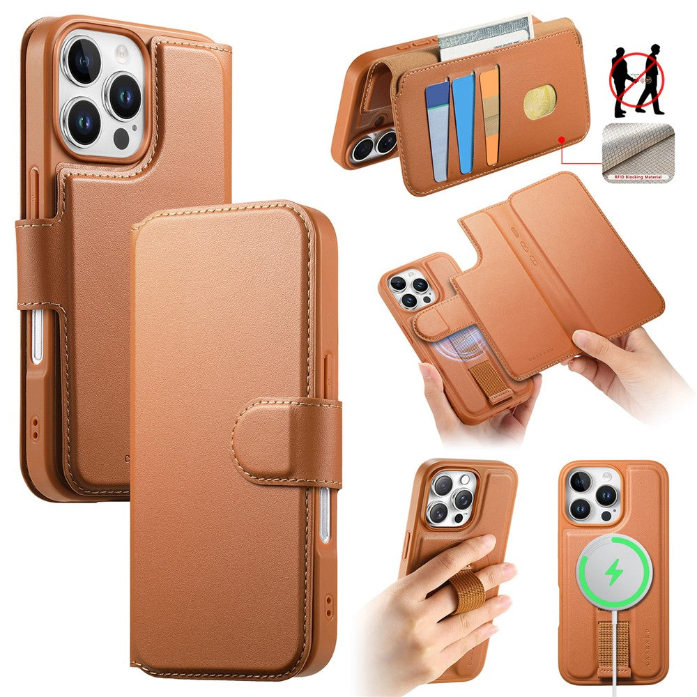 CASENEO iPhone 16 Pro RFID-Blocking Wallet Case