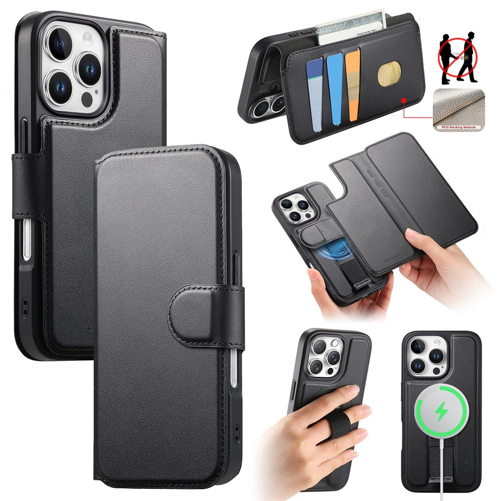 CASENEO iPhone 16 Pro RFID-Blocking Wallet Case