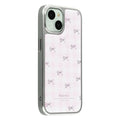 For iPhone 15 Case Lacquered Epoxy Pattern TPU + Acrylic Phone Cover Large Camera Cutout
