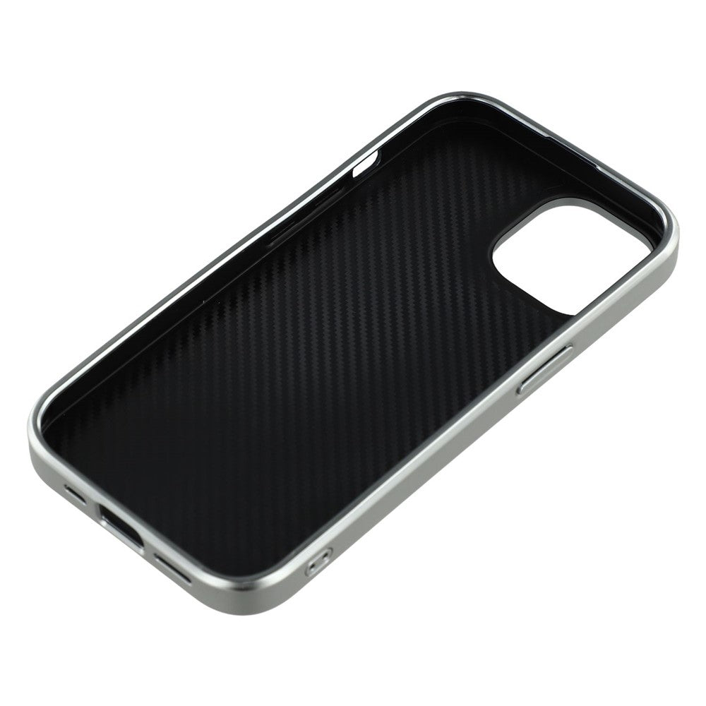 For iPhone 15 Case Lacquered Epoxy Pattern TPU + Acrylic Phone Cover Large Camera Cutout