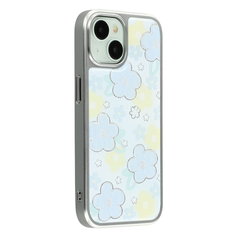iPhone 15 Epoxy Pattern Case with Large Camera Cutout