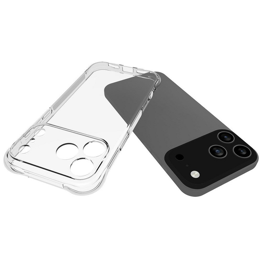 For iPhone 18 Pro Max / 17 Pro Max TPU Phone Case Non Slip Transparent Mobile Phone Cover