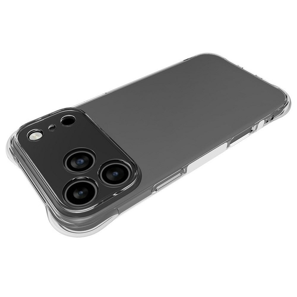 For iPhone 18 Pro Max / 17 Pro Max TPU Phone Case Non Slip Transparent Mobile Phone Cover