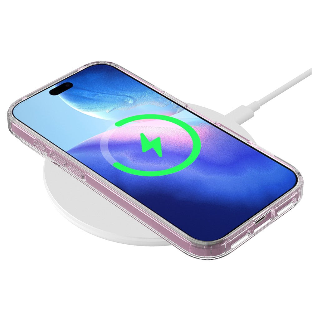 For iPhone 17 Pro Max Clear Phone Case Compatible with MagSafe TPU+Acrylic Back Cover