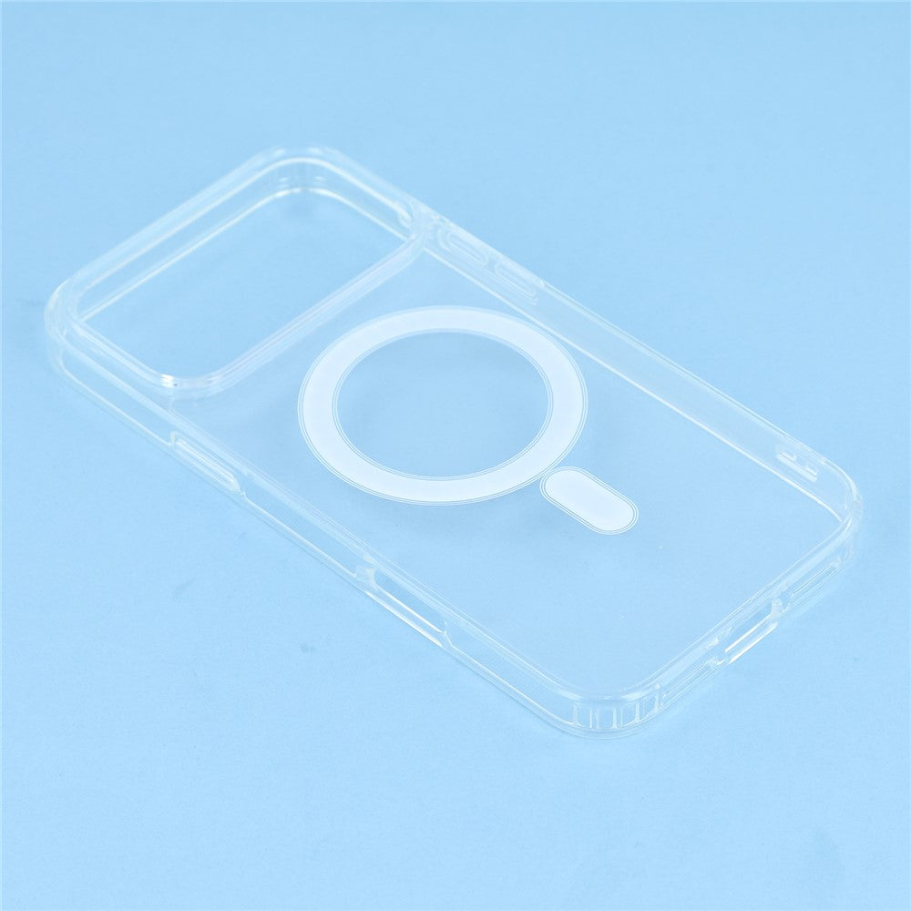 For iPhone 17 Pro Case Compatible with MagSafe TPU + Acrylic Clear Phone Cover