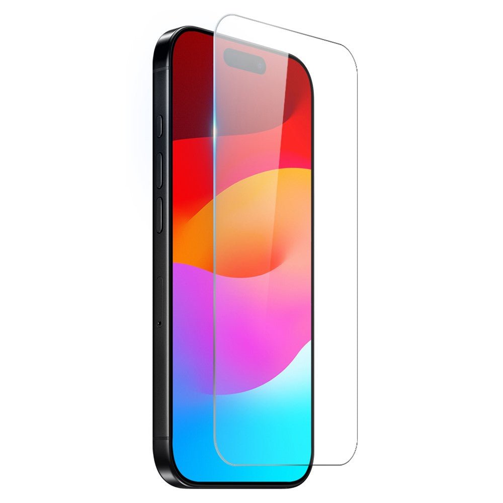 NORTHJO For iPhone 17 Pro Max Case Shockproof TPU Clear Phone Cover with Tempered Glass and Camera Lens Film