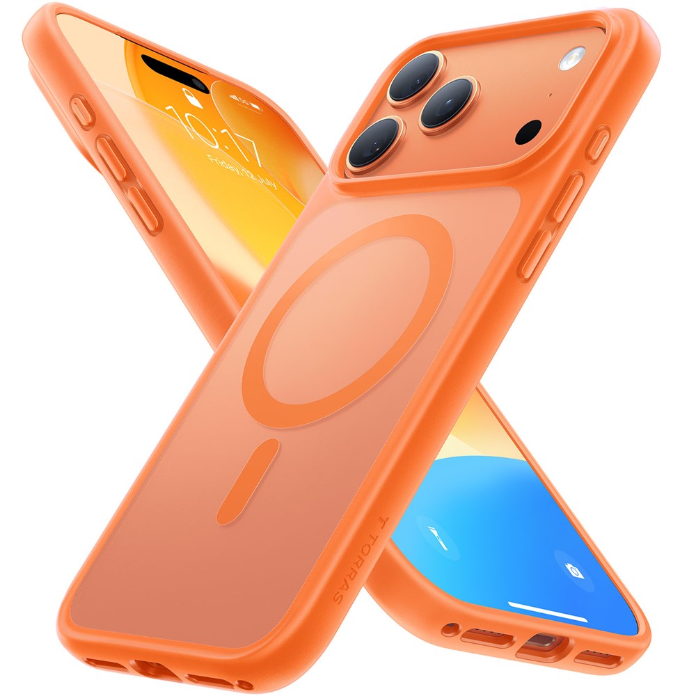 TORRAS Guardian-Mag Series For iPhone 17 Pro Case Magnetic Matte PC + TPU Phone Cover