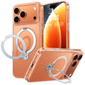 TORRAS Ostand Q3 Spin Series For iPhone 17 Pro Max Case Compatible with MagSafe Anti-drop PC + TPU Phone Cover with Rotating Kickstand