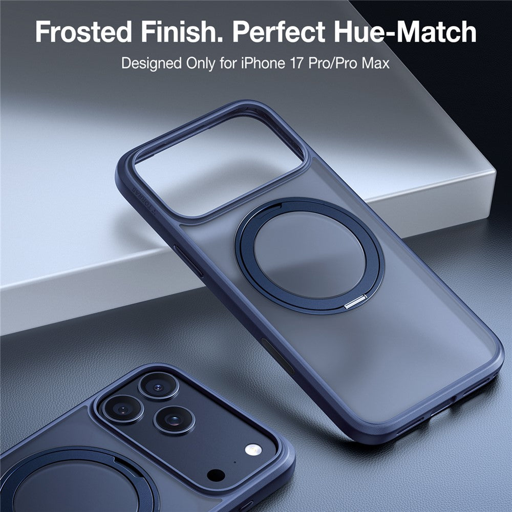 TORRAS Ostand O1 Guardian Series For iPhone 17 Pro Max Magnetic Case Rotating Kickstand TPU + PC Phone Cover