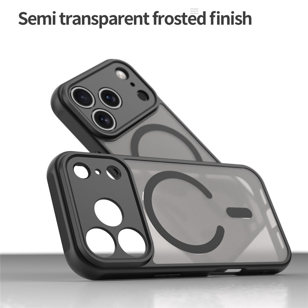 For iPhone 17 Pro Case Compatible with MagSafe Anti Drop PC + TPU Phone Cover