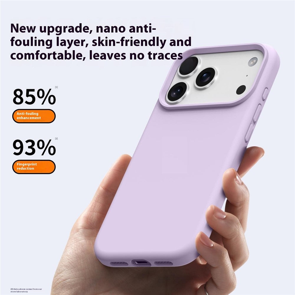 For iPhone 18 Pro / 17 Pro Case Compatible with MagSafe Skin-friendly Liquid Silicone + PC Phone Cover