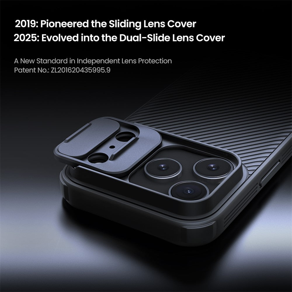 NILLKIN Camshield Pro for iPhone 18 Pro / 17 Pro Case Compatible with MagSafe TPU + PC Phone Cover with Slider Camera