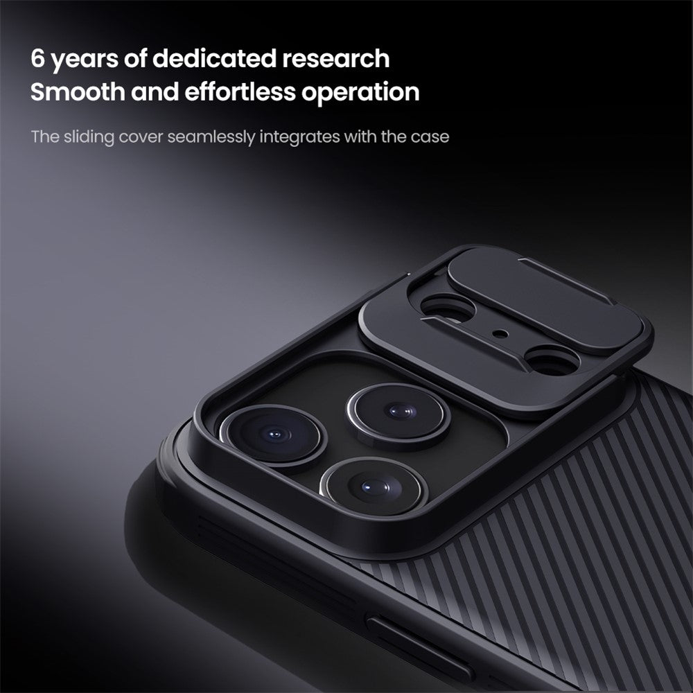 NILLKIN Camshield Pro for iPhone 18 Pro / 17 Pro Case Compatible with MagSafe TPU + PC Phone Cover with Slider Camera