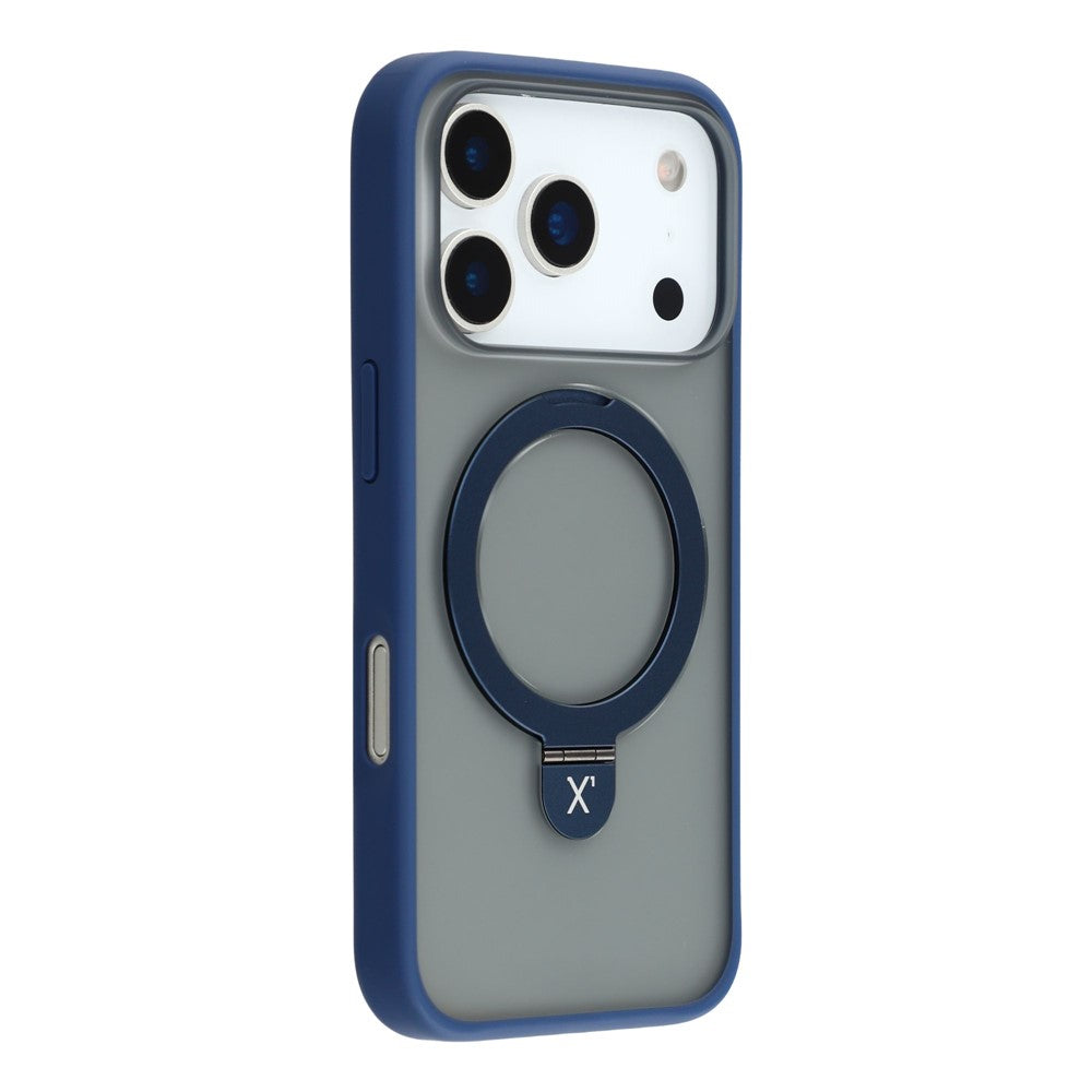X-LEVEL For iPhone 17 Pro Max Case Metal Kickstand TPU PC Phone Back Cover