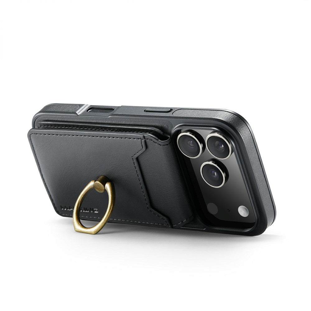MAGKING K1 Series For iPhone 18 Pro / 17 Pro Magnetic Case PC + TPU + PU Phone Cover with Card Holder