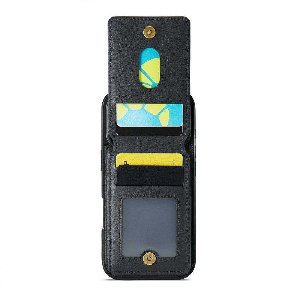 MAGKING K1 Series For iPhone 18 Pro Max / 17 Pro Max Magnetic Case PC + TPU + PU Phone Cover with Card Holder