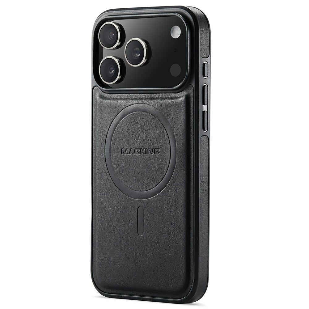 MAGKING K1 Series For iPhone 18 Pro Max / 17 Pro Max Magnetic Case PC + TPU + PU Leather Phone Cover