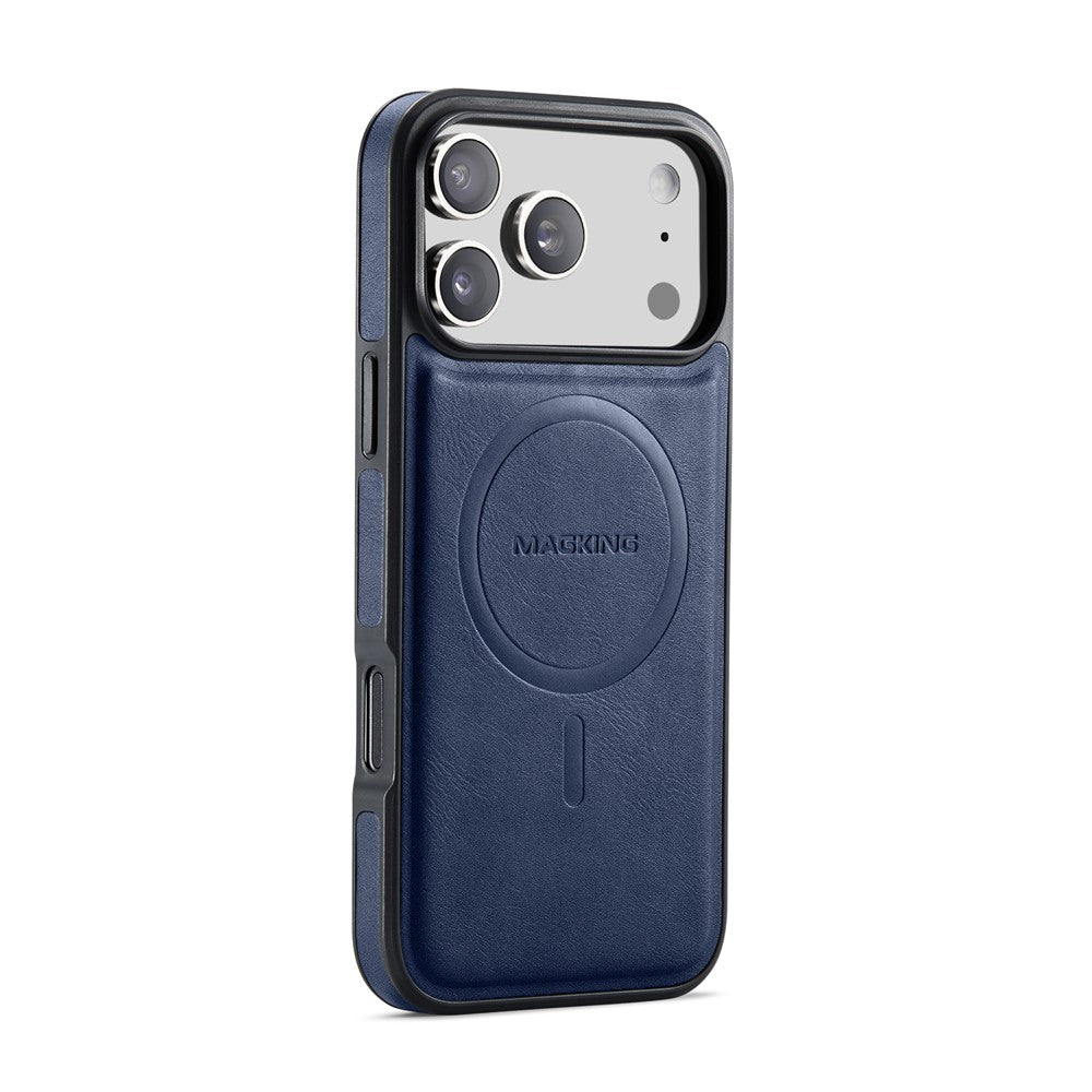 MAGKING K1 Series For iPhone 18 Pro Max / 17 Pro Max Magnetic Case PC + TPU + PU Leather Phone Cover
