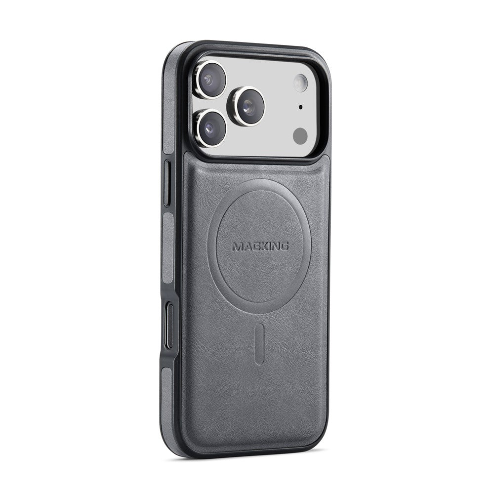 MAGKING K1 Series For iPhone 18 Pro Max / 17 Pro Max Magnetic Case PC + TPU + PU Leather Phone Cover