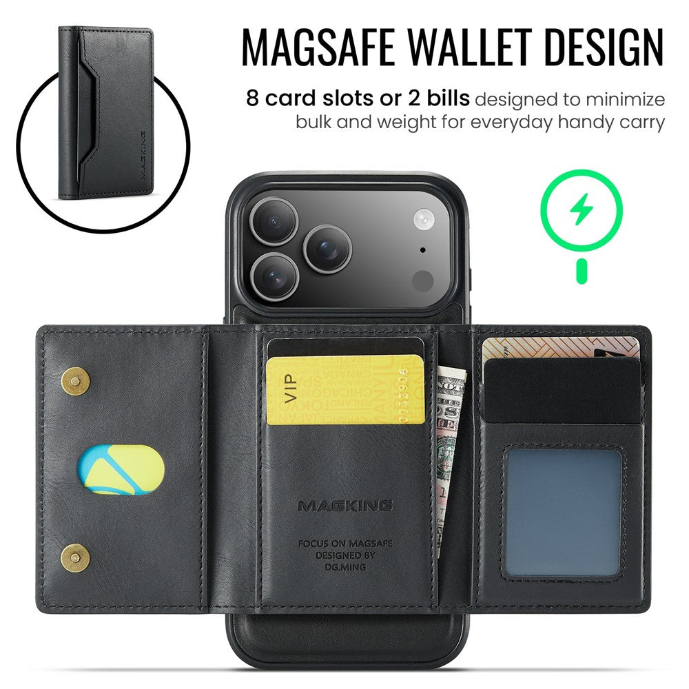 MAGKING K2 Series For iPhone 18 Pro Max / 17 Pro Max Case Compatible with MagSafe PC + TPU + PU Phone Cover