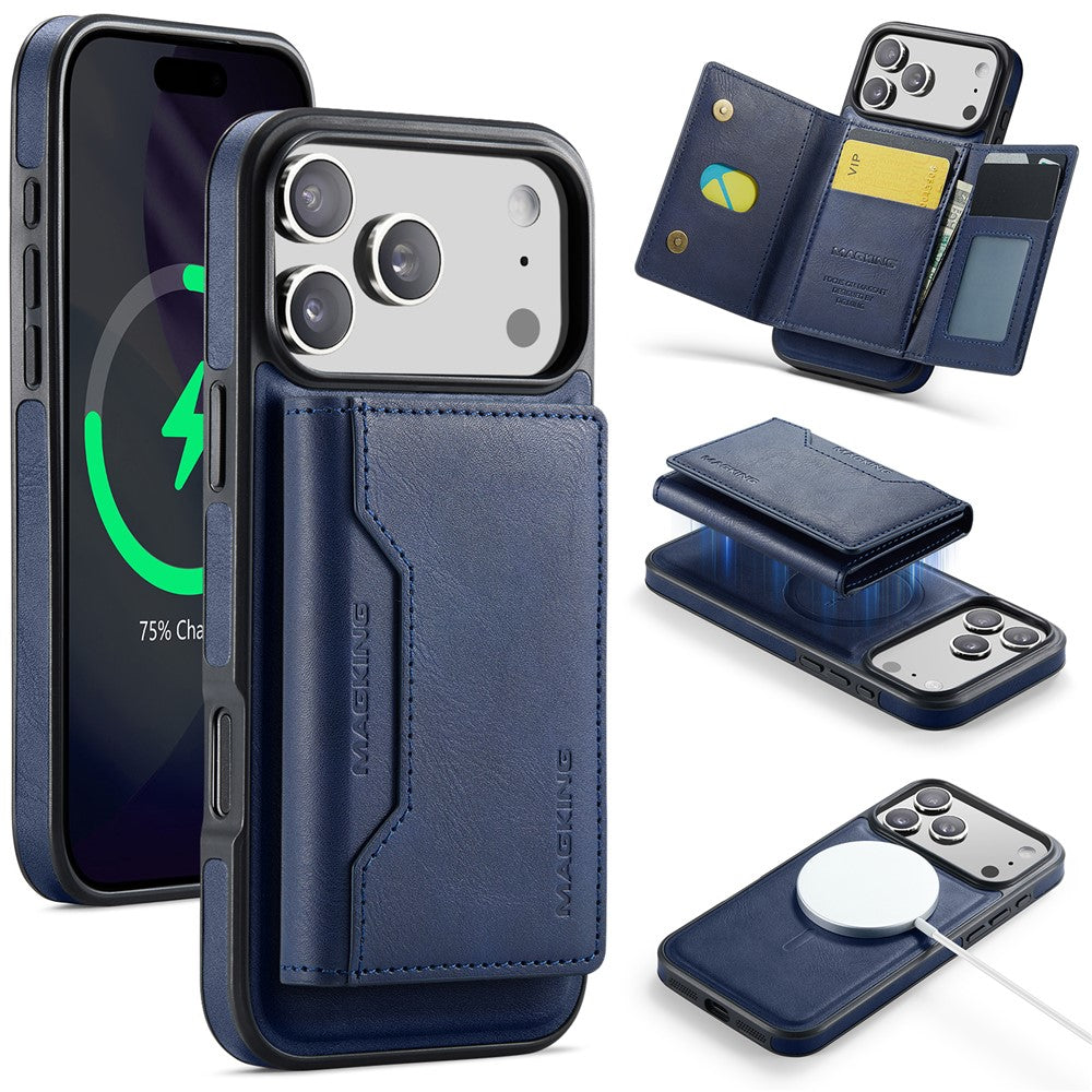 MAGKING K2 Series For iPhone 18 Pro Max / 17 Pro Max Case Compatible with MagSafe PC + TPU + PU Phone Cover