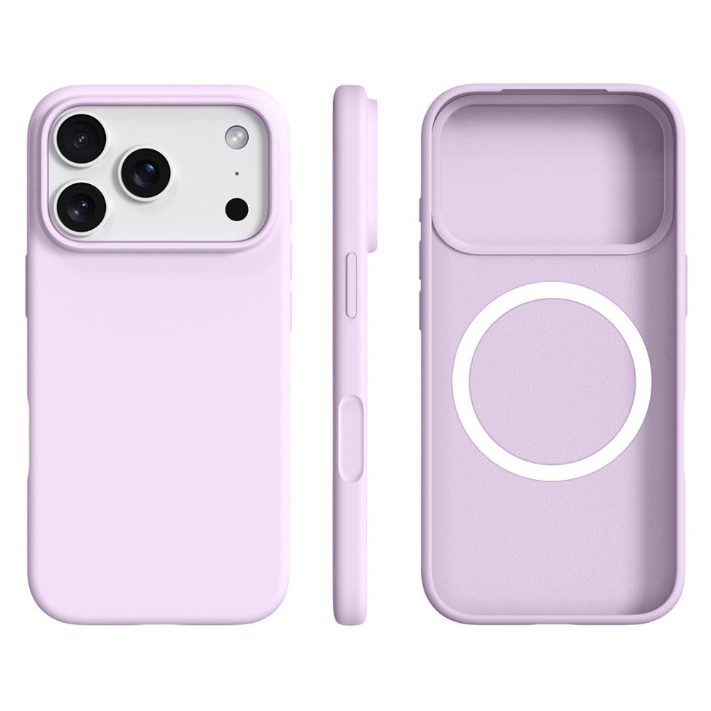 For iPhone 18 Pro / 17 Pro Case Compatible with MagSafe Ultra Thin Liquid Silicone + PC Phone Cover