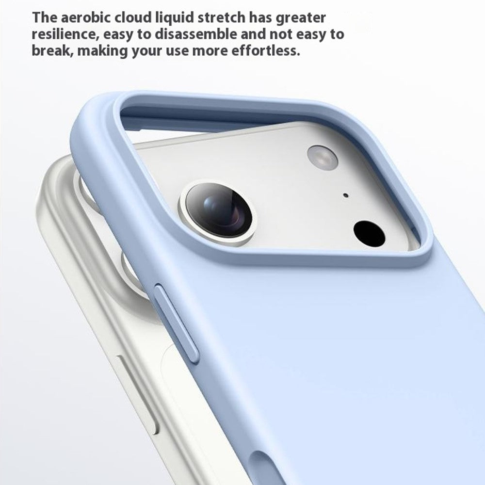 For iPhone 18 Pro / 17 Pro Case Compatible with MagSafe Ultra Thin Liquid Silicone + PC Phone Cover