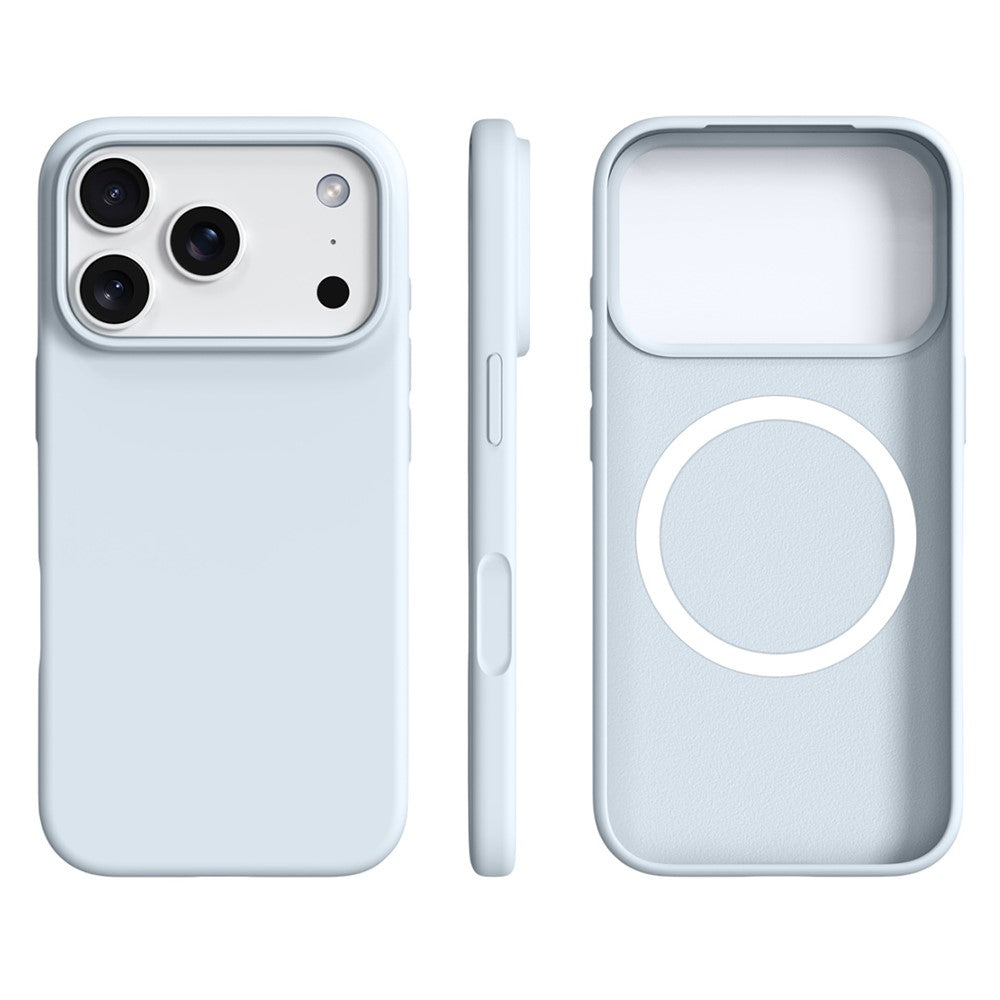 For iPhone 18 Pro / 17 Pro Case Compatible with MagSafe Ultra Thin Liquid Silicone + PC Phone Cover