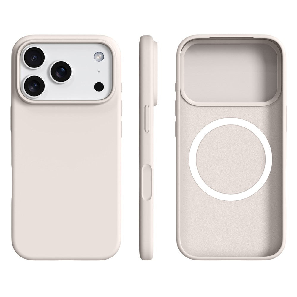 For iPhone 18 Pro / 17 Pro Case Compatible with MagSafe Ultra Thin Liquid Silicone + PC Phone Cover