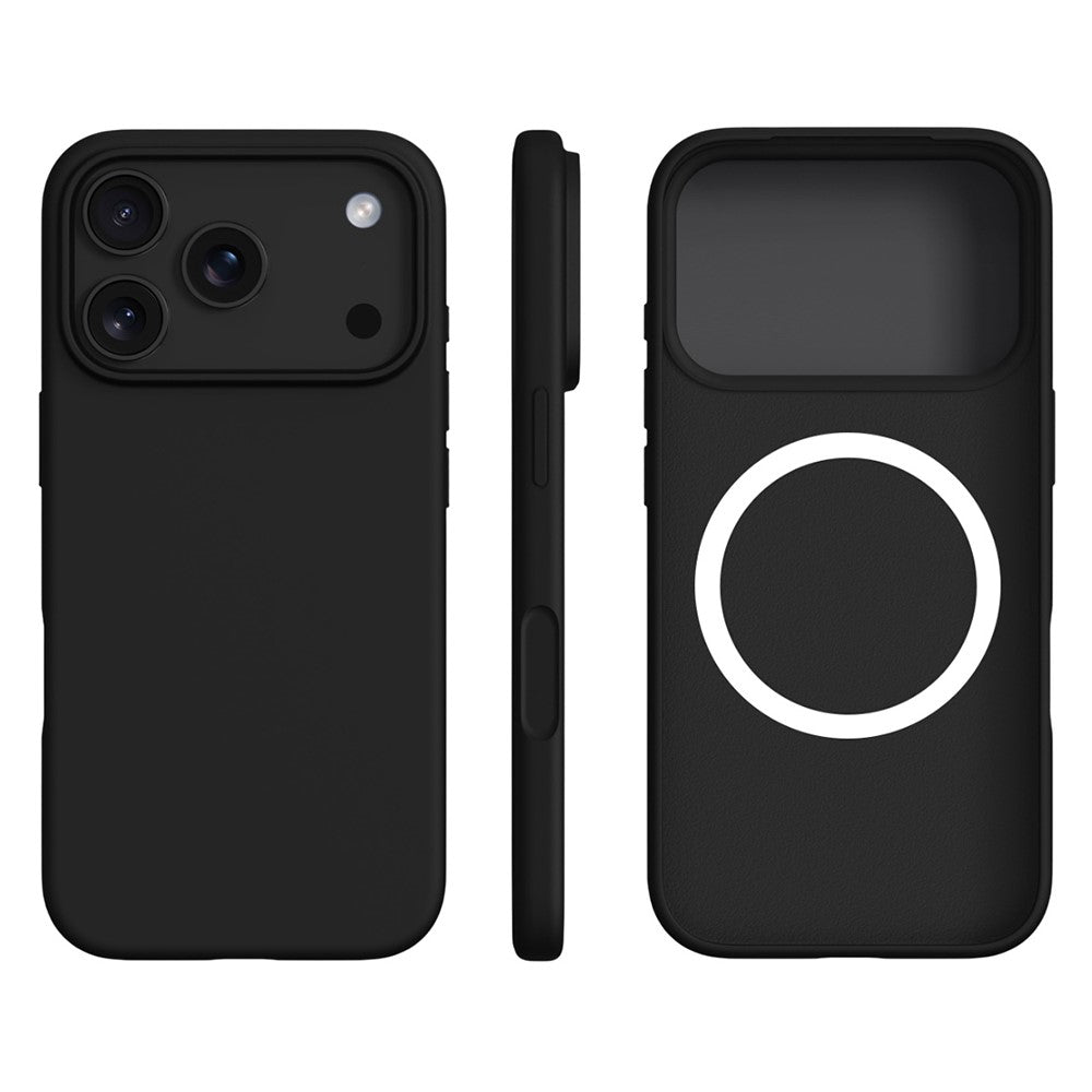 For iPhone 18 Pro / 17 Pro Case Compatible with MagSafe Ultra Thin Liquid Silicone + PC Phone Cover