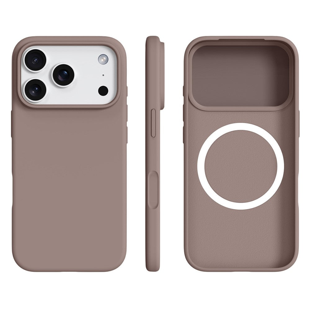 For iPhone 18 Pro / 17 Pro Case Compatible with MagSafe Ultra Thin Liquid Silicone + PC Phone Cover