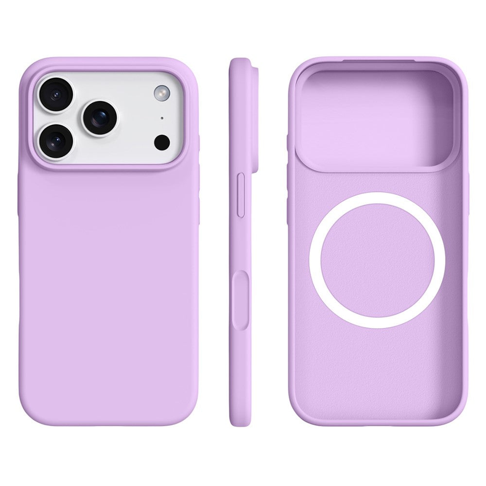 For iPhone 18 Pro / 17 Pro Case Compatible with MagSafe Ultra Thin Liquid Silicone + PC Phone Cover
