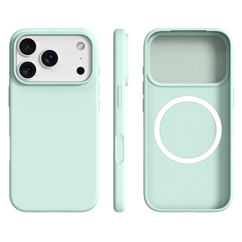 For iPhone 18 Pro / 17 Pro Case Compatible with MagSafe Ultra Thin Liquid Silicone + PC Phone Cover