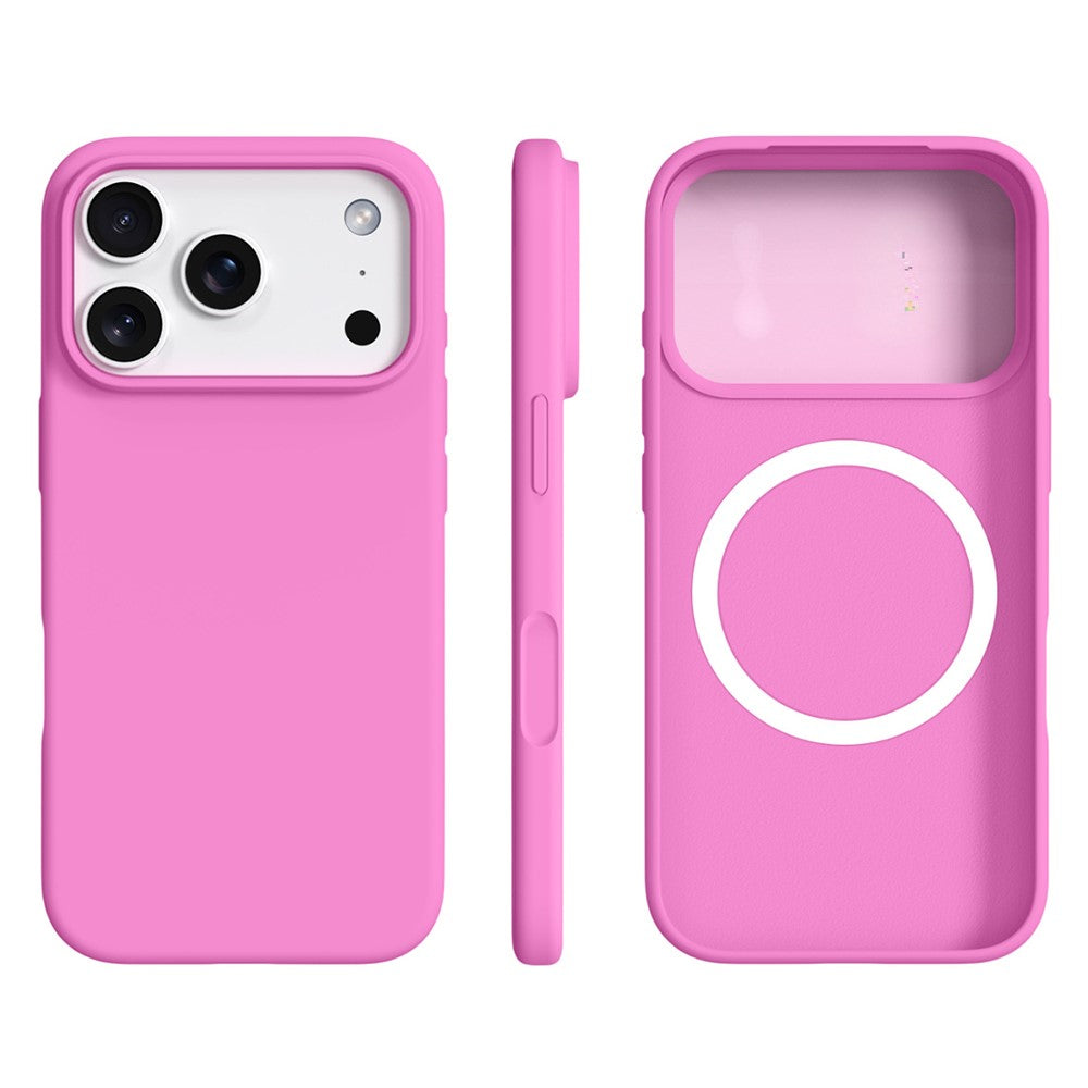 For iPhone 18 Pro / 17 Pro Case Compatible with MagSafe Ultra Thin Liquid Silicone + PC Phone Cover