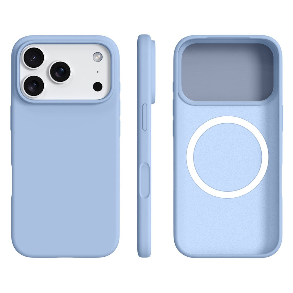 For iPhone 18 Pro / 17 Pro Case Compatible with MagSafe Ultra Thin Liquid Silicone + PC Phone Cover