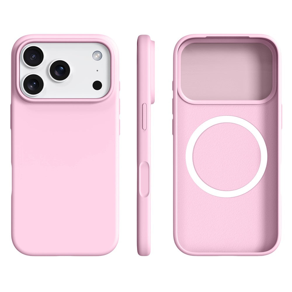 For iPhone 18 Pro / 17 Pro Case Compatible with MagSafe Ultra Thin Liquid Silicone + PC Phone Cover