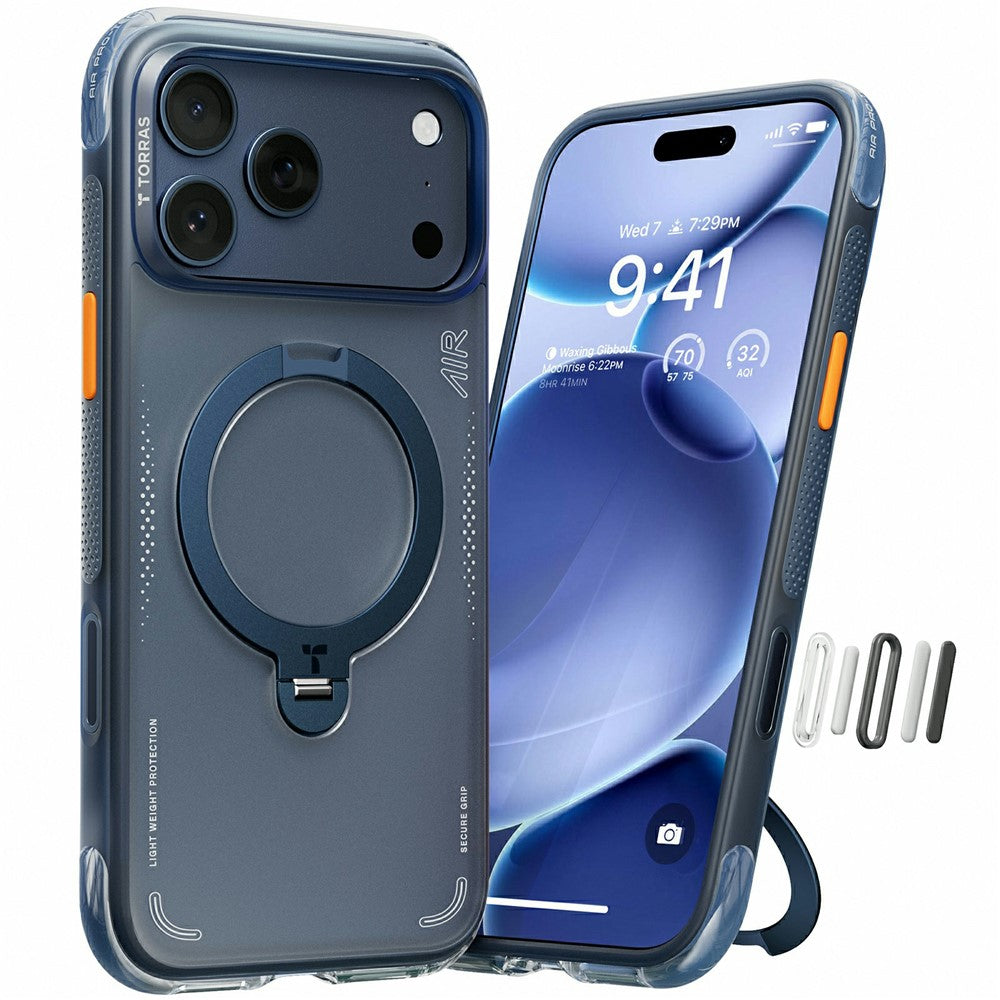 TORRAS Ostand Q3 Air iPhone 17 Pro Case with Kickstand