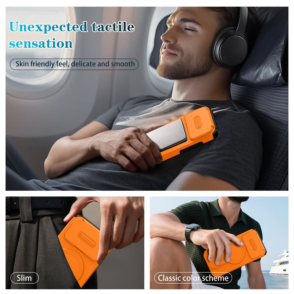 For iPhone 18 Pro Max / 17 Pro Max Case Kickstand Camera Slider PC + TPU Phone Cover Compatible with MagSafe