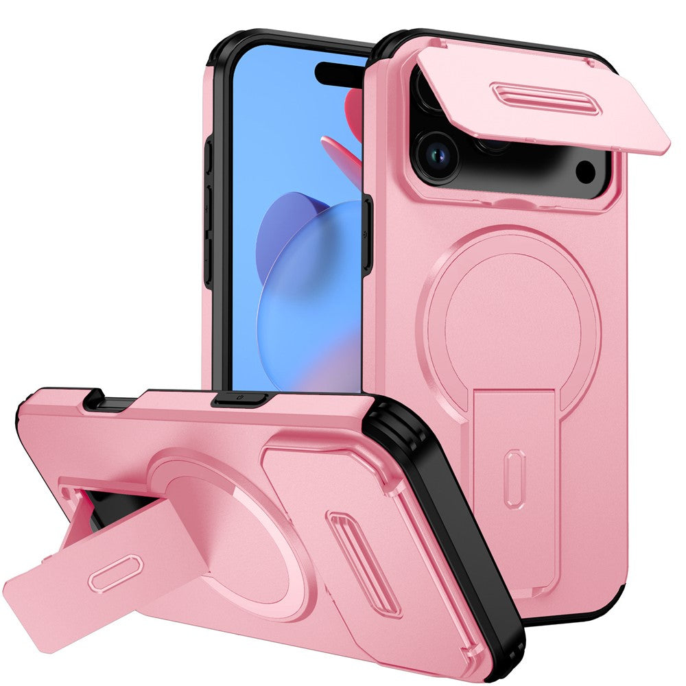 iPhone 18/17 Pro Max Case with Camera Slider & Kickstand